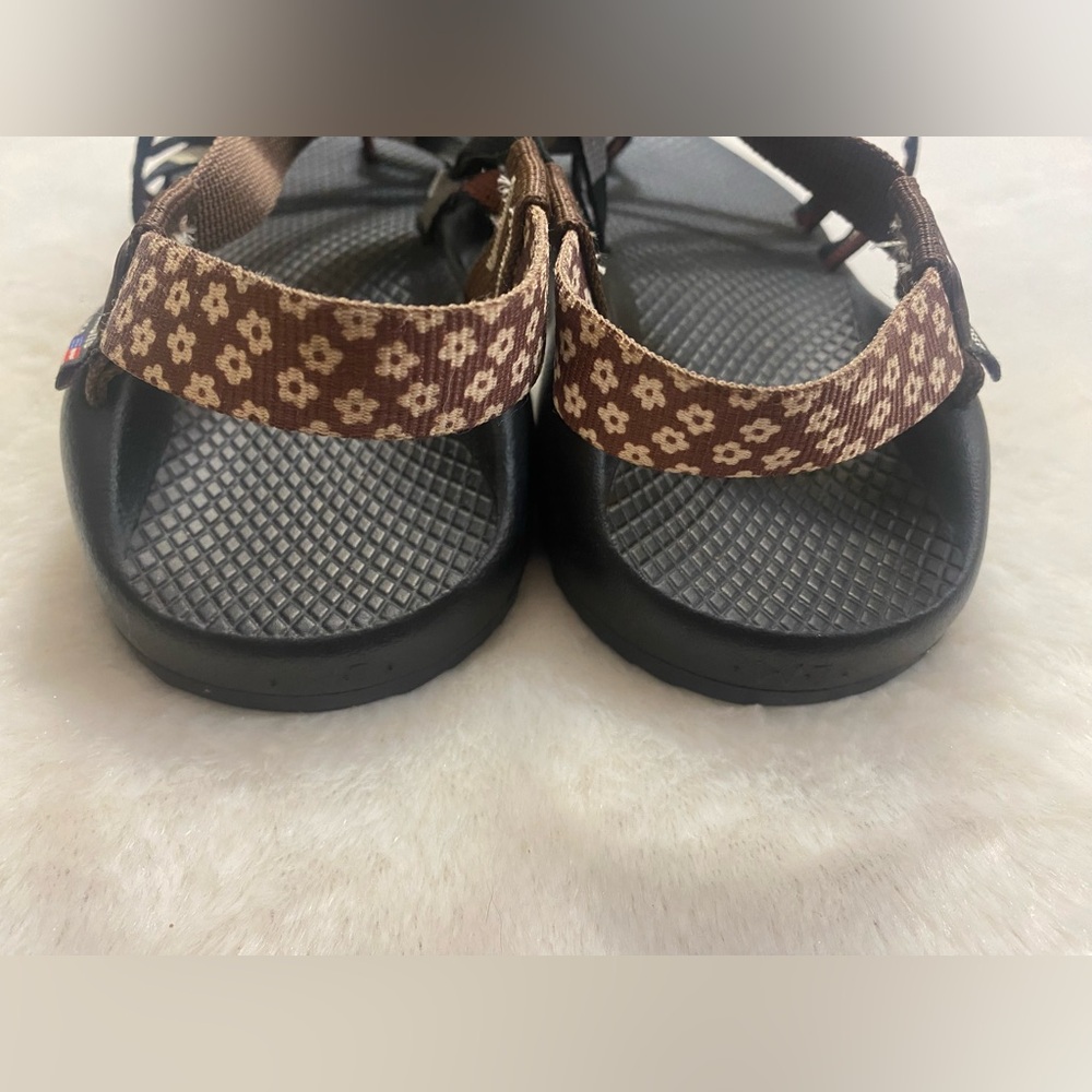 Chaco Brown and Black Patterned Sandals - Picture 5 of 8